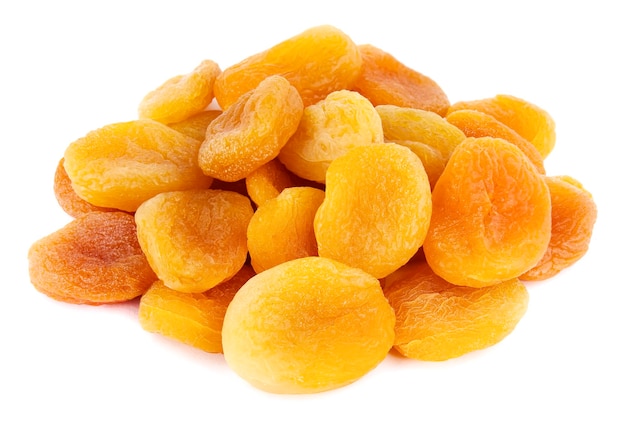 Photo dried apricots isolated