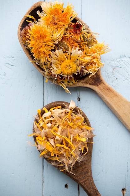 Dried aromatherapy plants herbal tea homeopathic medicine