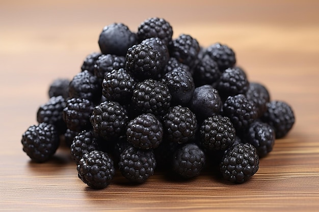 Dried black grape berries in the stock