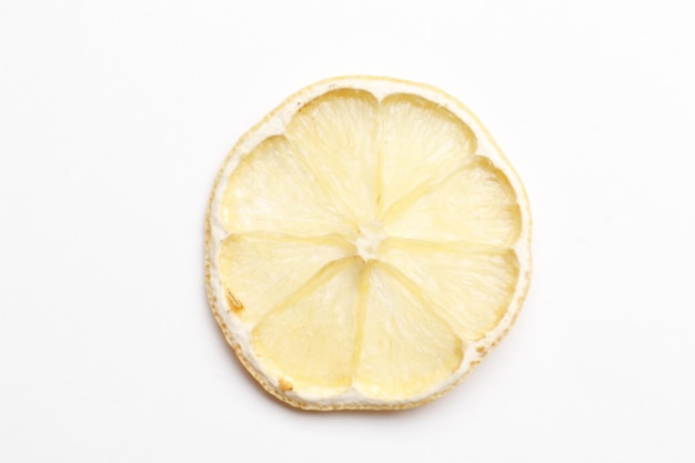 Dried citrus fruits with cinnamon, star anise on white background. Mulled Wine Ingredients