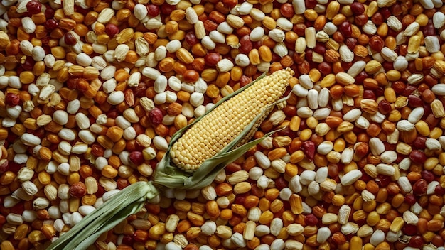 Dried corn background