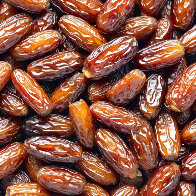 Dried dates fruit background generated ai