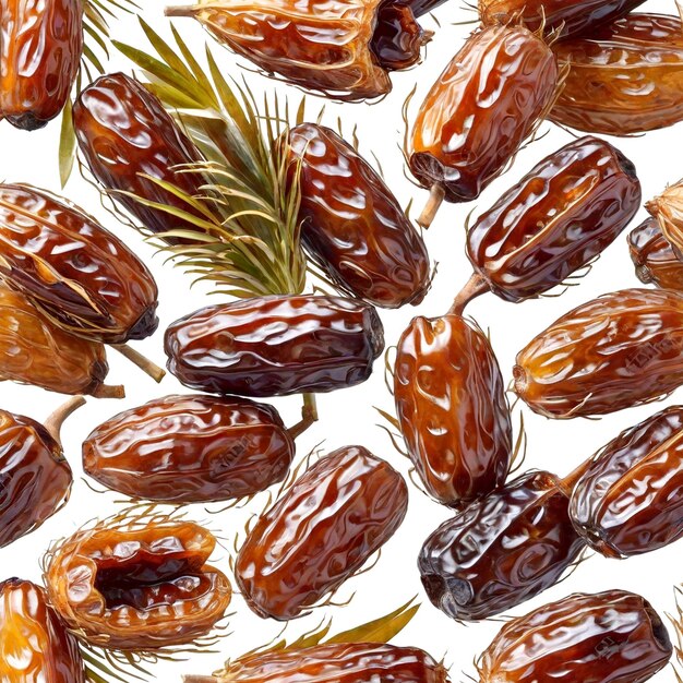 Photo dried dates fruit background generated ai