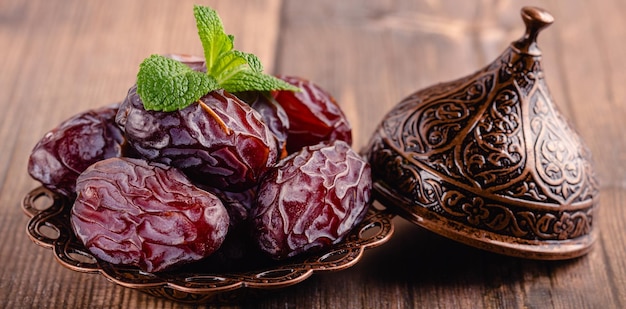 Dried dates fruit Popular fruit of Ramadan