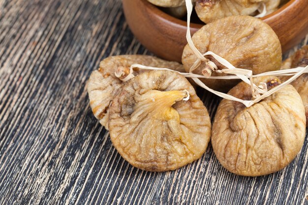 Dried dried fruits of sweet ripe figs