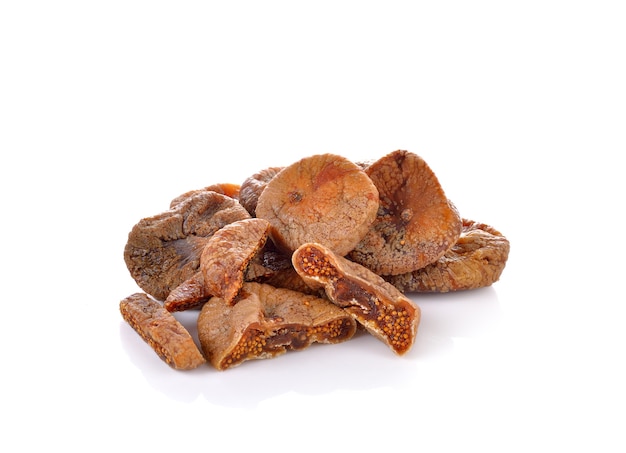 Dried Figs on white wall