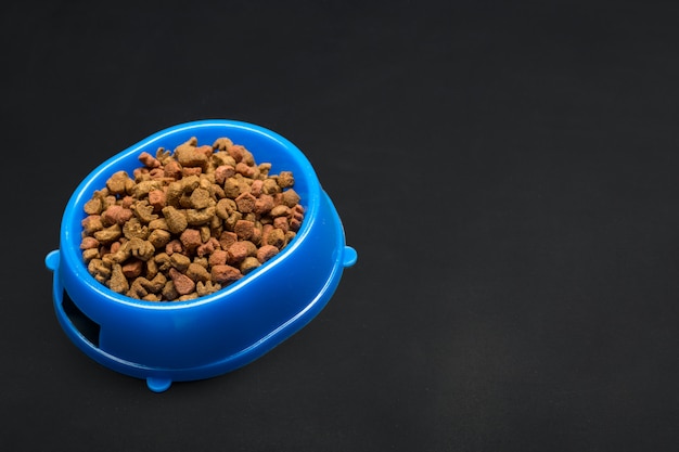 Dried food for dogs or cats.