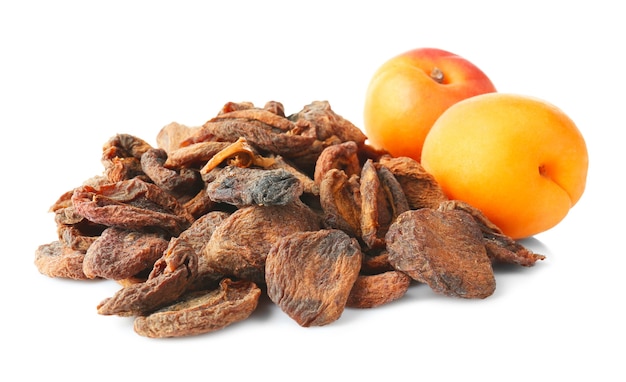 Dried and fresh apricots