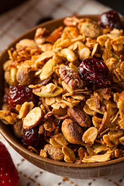 dried fruit and nuts in a bowl