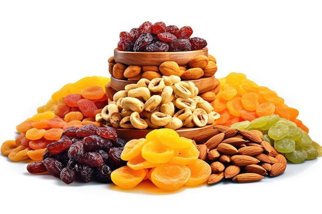 dried fruits professional food photography AI Generated