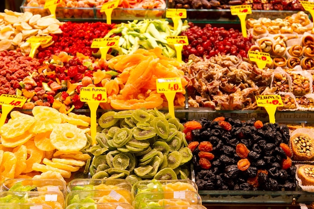 Dried fruits in Spice Bazaar