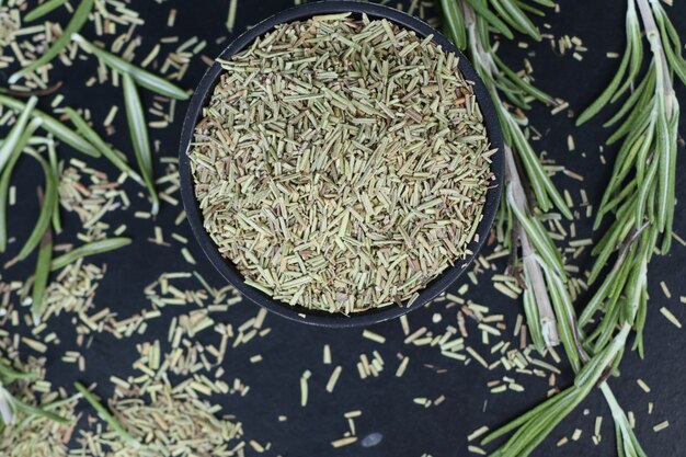 Dried herbs rosemary leaf