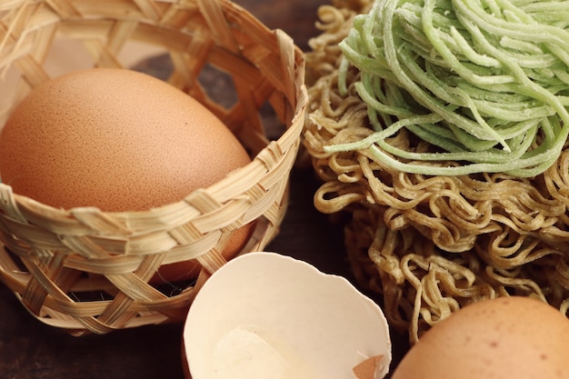 麺で乾かした瞬間