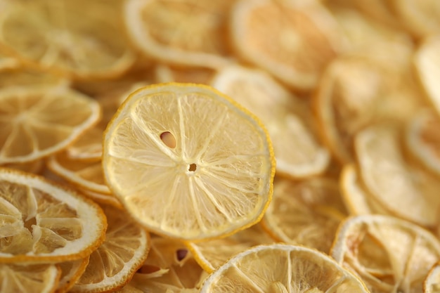 Photo dried lemon