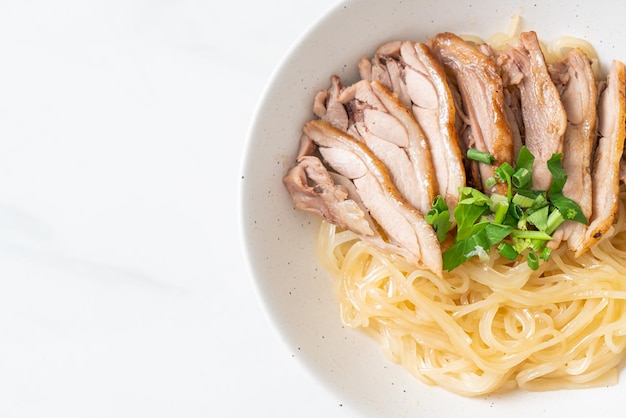 鴨白丼乾麺