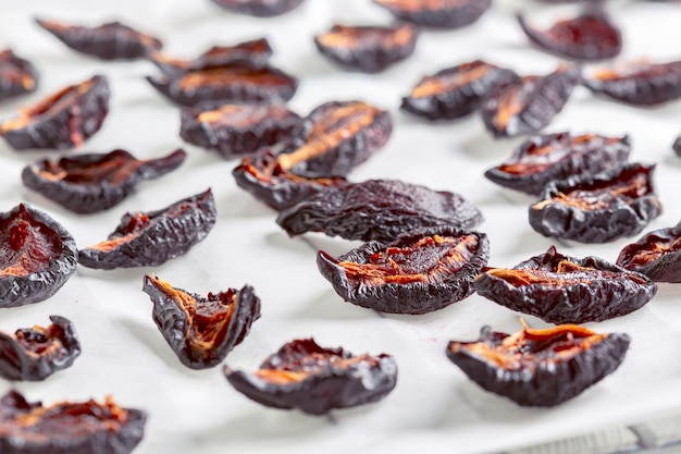 Dried plums fruits