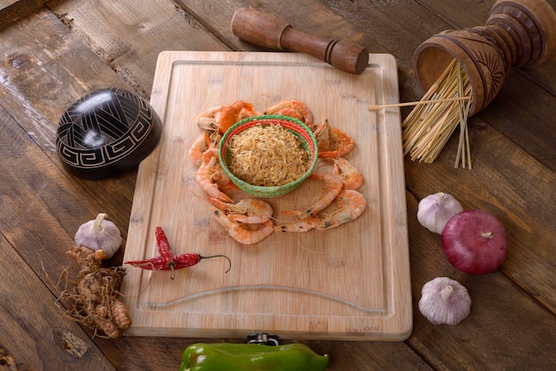 Dried Prawns and Dried Small Shrimps