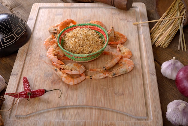 Dried Prawns and Dried Small Shrimps