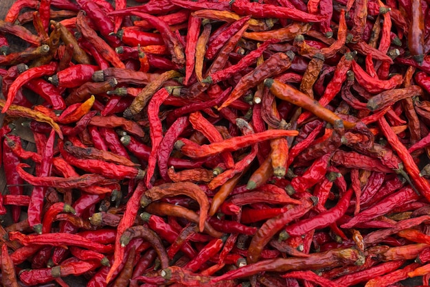 dried red hot chilli chillies pepper