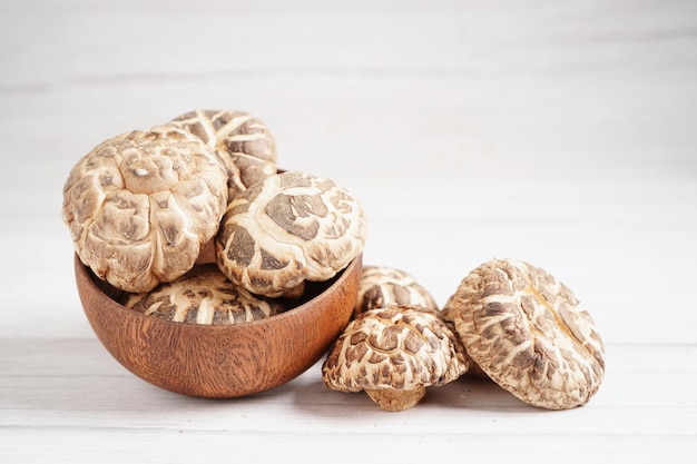 Dried shiitake mushroom organic nature healthy food