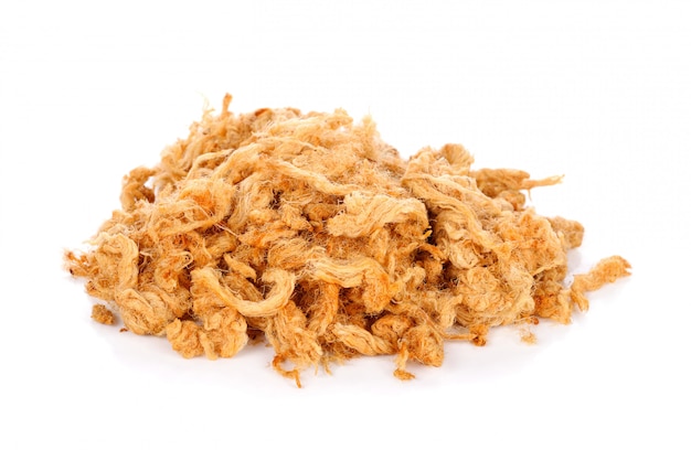 Photo dried shredded pork