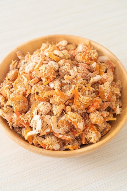 Dried shrimps or dried salted prawn