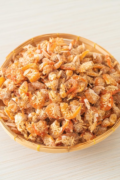 Dried shrimps or dried salted prawn