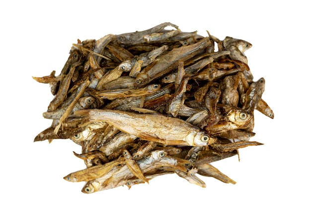 Dried smelt fish - European smelt (Osmerus eperlanus) - pet food