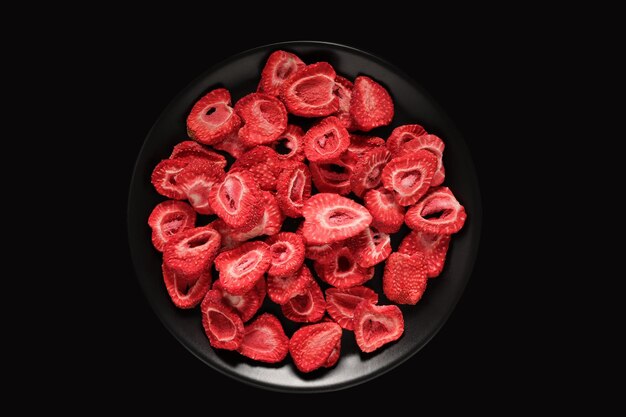 Dried Strawberry Slices Ready to Eat