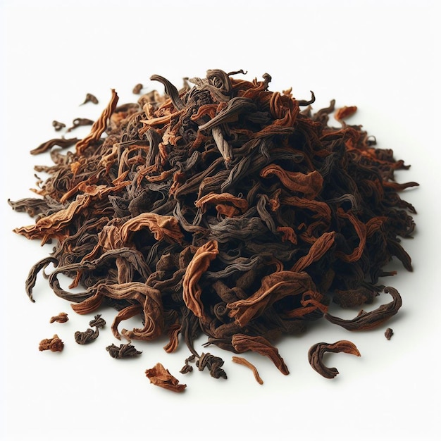 dried tea leaves