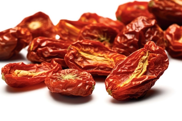 dried tomatoes in kitchen table professional food photography AI Generated