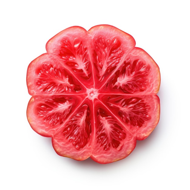Dried Watermelon isolated on white background Generative AI