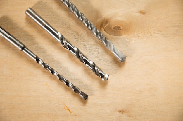 Drill bits for drills on the table