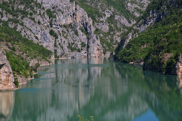 Drina rivier in Bosnië en Herzegovina