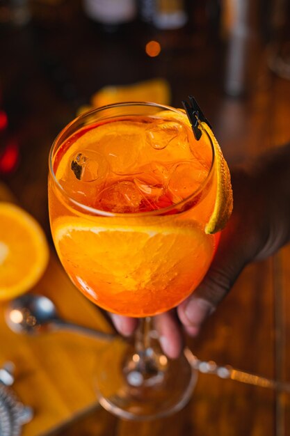 Foto bere cocktail di diversi sapori