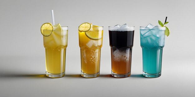 Drink A Modern and Vibrant Design blue and yellow simple with minimal details