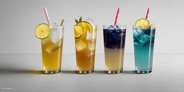 술 현대적이고 활기찬 디자인 파란색과 노란색 간단한 최소한의 세부 사항
