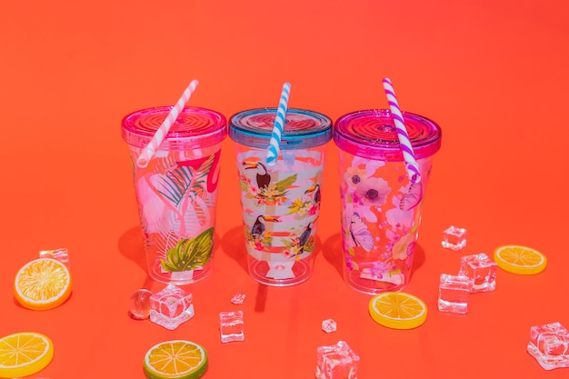 Drinkglazenset voor kinderen met dierenthema, leuk rietje en functionele sippers