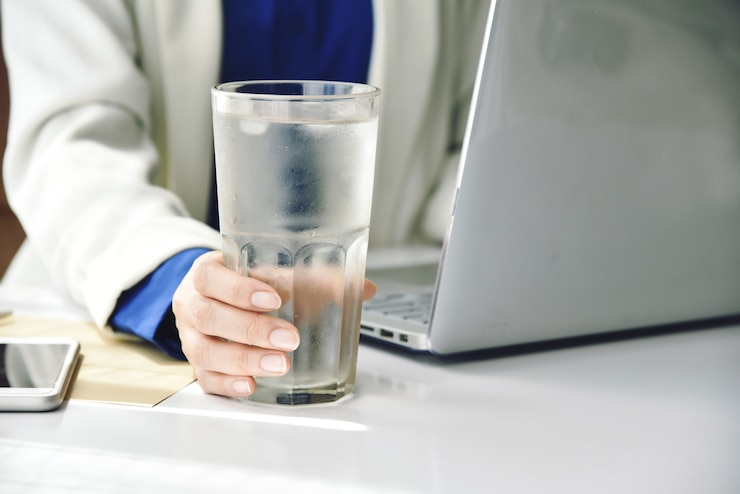 Drinking for good health concept