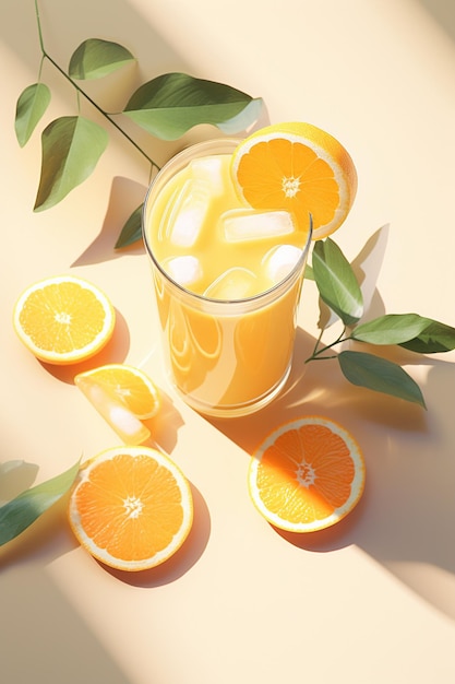 пьет апельсиновый сок на солнце в стиле анимированных gif с высоты птичьего полета, монохромный цвет