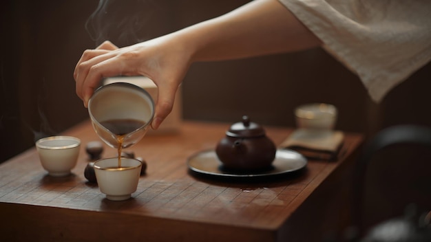 Drinking Tea for relaxation and mindfulness makes people more alert