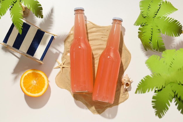 Drinks fresh summer drink for refreshing summer vibes concept