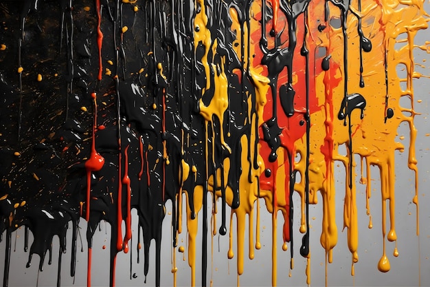 Dripping Paint Texture Colorful Dripping Paint Background Paint Dripping Wallpaper Dripping Ink Background Ai Generative