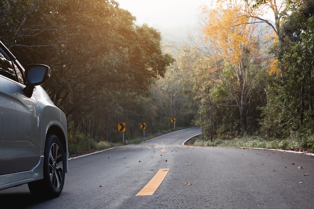 Driving into curves correctly and safely The driver had to slow down The speed of the car every time before the curve