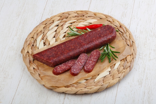 Droge salami