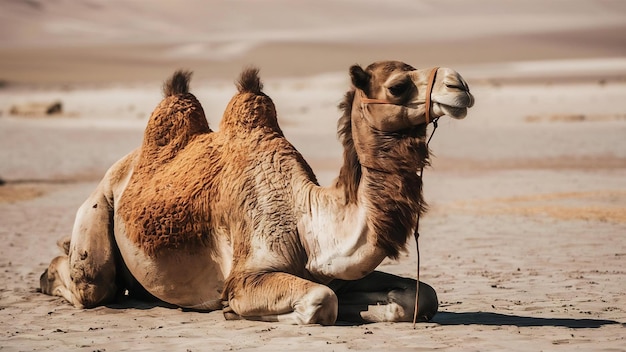 Dromedary camel relaxing