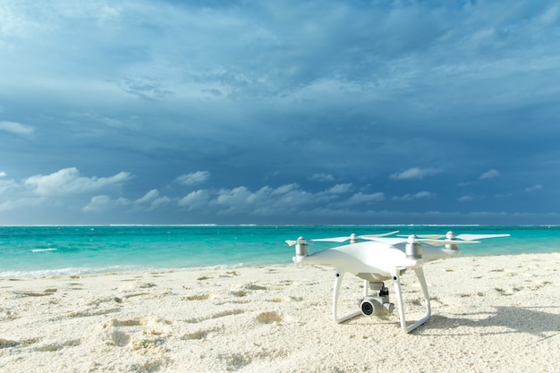 Drone sulla spiaggia