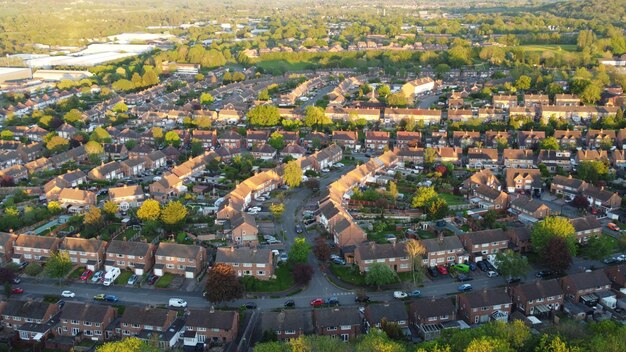 Photo drone shots taken over lodge park redditch