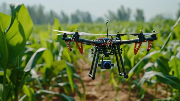 drones equipped with advanced sensors for efficient crop monitoring