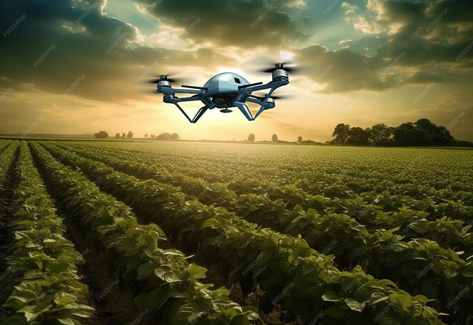 drones flying over farm field smart farming concept ... Circuit Diagram